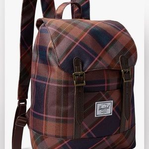 Herschel Backpack Mini in Slate Rose Plaid